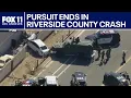 SWAT standoff after police chase ends in crash
