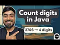 Count Digits in a Number in Java Java Basics for Beginners