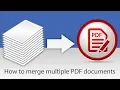 How to merge PDF files Combine multiple PDFs into one