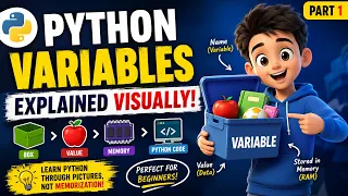 Python Variables Explained Visually For Beginners Part 1