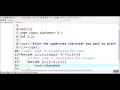 How to print half pyramid pattern using alphabets in C