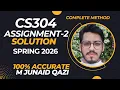 CS304 Assignment 2 Solution Spring 2026 100 Correct C Code Object Oriented Programming VU