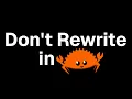 JavaScript is fast enough don t rewrite your code