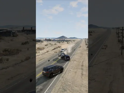 Lane incursion #crash #BeamNG