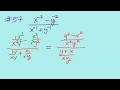Simplifying a complex fraction with negative exponents