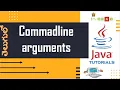 1 7 3 user input using command line arguments in java tutorial in TELUGU