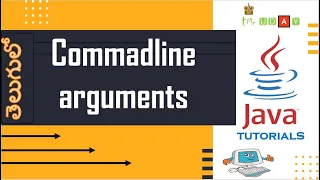 1 7 3 user input using command line arguments in java tutorial in TELUGU