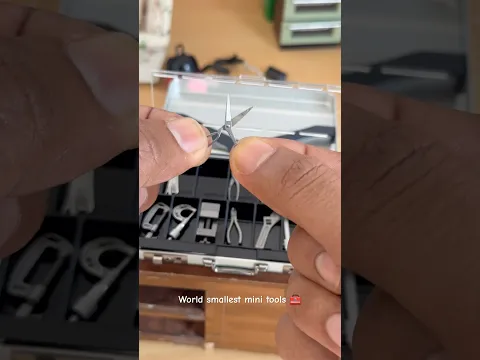 World smallest working miniature tools 🧰 #minikitchen #miniature #minireal #minirealworking
