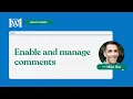 How to Enable and Manage Comments on WordPress com