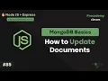 MongoDB Update Operations updateOne updateMany and replaceOne set Operator Explained Part