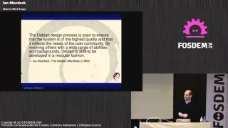 FOSDEM 2016 Ian Murdock - In Memoriam