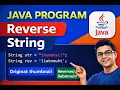 asked java question - reverse a string