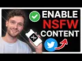 How To Enable NSFW Content on Twitter - Allow Sensitive Content on X