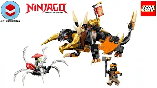 LEGO Ninjago 71782 Cole's Earth Dragon EVO - LEGO Speed Build Review