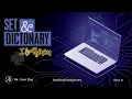Python Set Dictonary Part 9 Python for Beginners