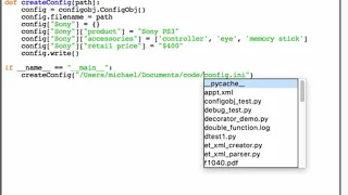 Python 101 Episode - The configobj Package