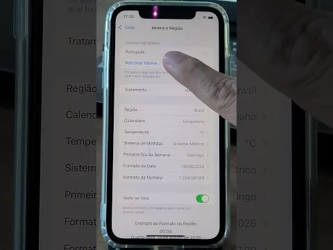 Como mudar o idioma do iPhone 17 - Passo a passo