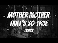 Mother Mother - That s so true cover Gracie Abrams