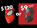 Spiderman Faceshell Cheap and Easy using EVA Foam