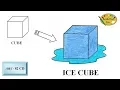 HOW TO DRAW ICE CUBE FROM CUBE ART - 82 CD