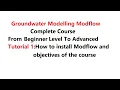 Tutorial 1 How to Install Processing Modlflow From Beginner Level To Advanced