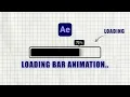 Easy Loading Progress Bar in After Effects No Plugins