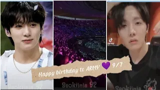 Download [ Tik Tok BTS] Happy birthday to ARMY 💜 9/7/2013-9/7/2022 @seokjinie9293 MP3