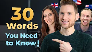 American vs. British vs. Australian ENGLISH — Learn the Different Vocabulary
