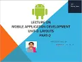 Android Relative layout and absolute layouts