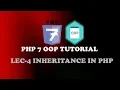 Lec-4 Inheritance in PHP PHP 7 OOP Tutorial