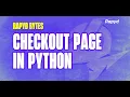 Rapyd Bytes Create a Checkout Page in Python
