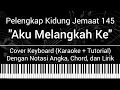 PKJ 145 - Aku Melangkah Ke Rumah Tuhan (Not Angka, Chord, Lirik) Cover Keyboard (Karaoke, Tutorial)