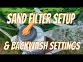 Bestway Sand Filter Setup Backwash Instructions Manual Flowclear Pump Installation Settings