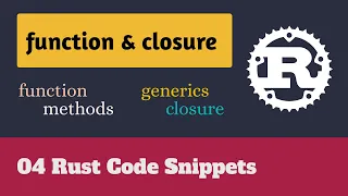 Rust Programming function closure generics