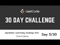 Day Orderly Queue September LeetCoding Challenge 2021 String Sorting C