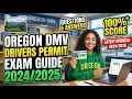 Oregon DMV Drivers Permit Exam Guide Questions Answers 100 Score Latest Updated
