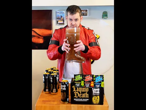 Liquid Death & Pop Rocks Chug. Most Extreme Carbonation Challenge  @liquiddeath2793 - YouTube thumbnail