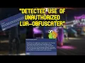 DETECTED USE OF UNAUTHORIZED LUA OBFUSCATER FIVEM FIX ON SWEDISH