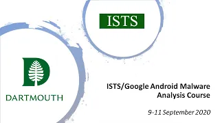 A Course on Android Malware Analysis Day 1 of 3