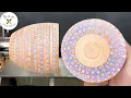Woodturning Square Rods on Wood Slices