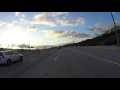 La Jolla via Interstate 5 to Del Mar Heights Road and the Chevron station