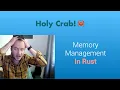 Intro to Memory management in Rust
