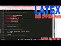 How To Use Hyperlinks In LaTeX