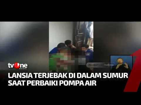 Dramatis! Proses Evakuasi Lansia yang Terjebak di Dalam Sumur