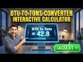 BTU To Tons Converter Calculator How to Use It Engineering Tool