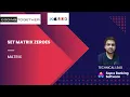 Leetcode 73 Set Matrix Zeroes Matrix