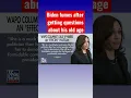 Biden isn t happy about questions on age as Democrats turn to Kamala Harris