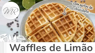 Waffles de Limão com Gotas de Chocolate - Maurício Rodrigues