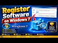 How to Register Software on Windows 7 Activate Software Step by Step