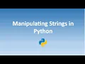 Manipulating Strings using Python